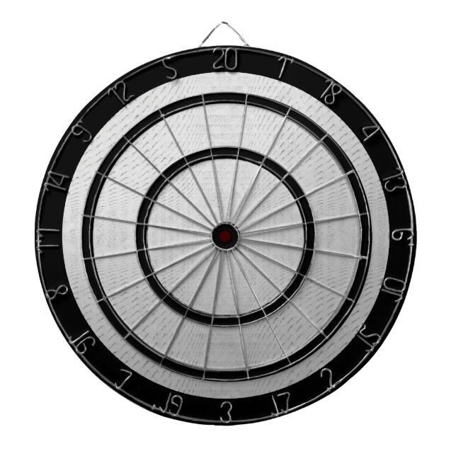Grey and Black Regulation Dart Board (Front)