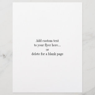 Grey and Black Stripes on White Flyer