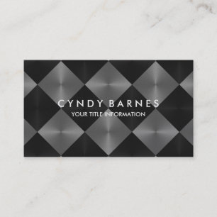 Grey and Black Tiles Business Card