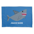 Grey and Blue Shark Kids Personalised Fish