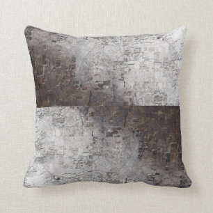 Grey and Brown Space Abstract Cushion