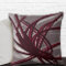 Grey and Burgundy Artistic Abstract Ribbons