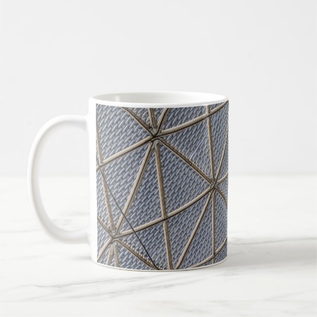 Grey and clear digital coffee mug (Left)