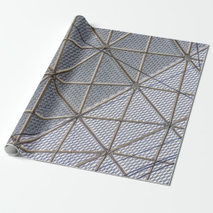 Grey and clear digital wrapping paper