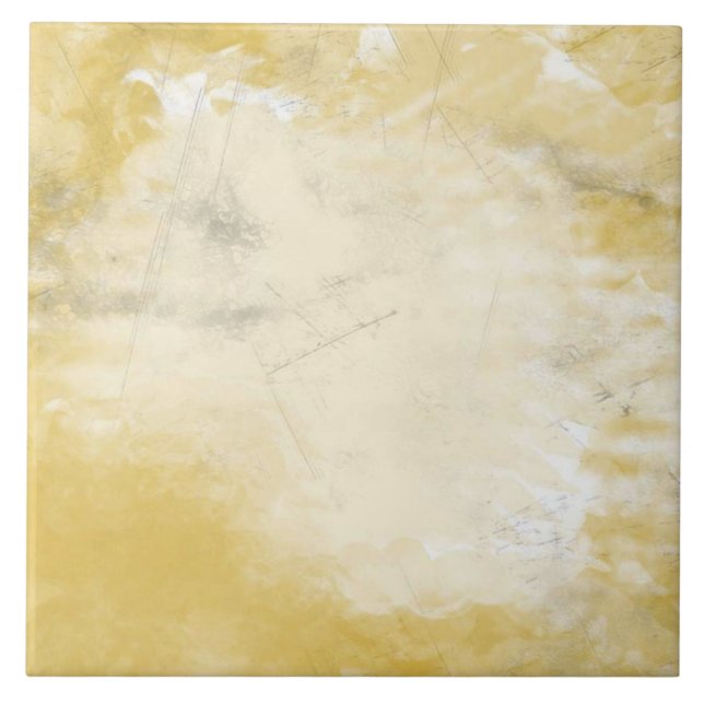 Grey and Gold Marble Look Art Tile (Front)