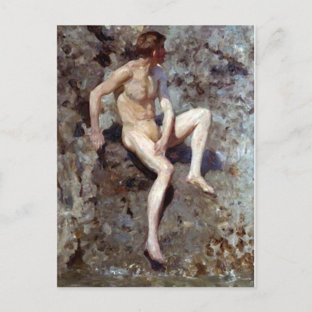 Grey and Green Postcard (Front)