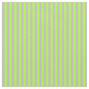 Grey and Light Green Lined Pattern Fabric