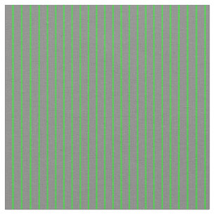 Grey and Lime Green Coloured Lines Fabric