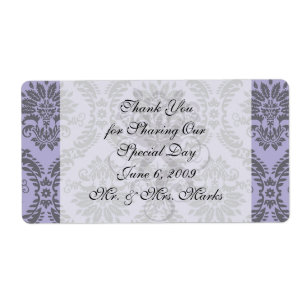 grey and purple damask