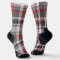 Grey and Red Plaid