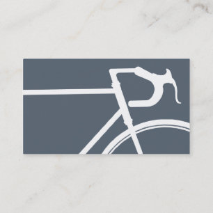 Grey and white bicycle Business Card