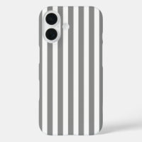 Grey and white candy stripes