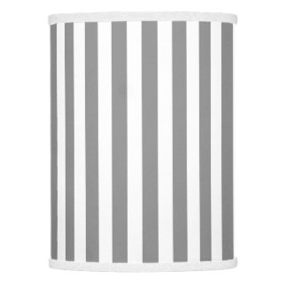Grey and white candy stripes lamp