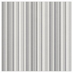 Grey and White Coloured Lines Fabric