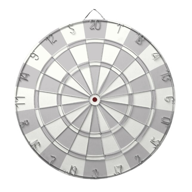 Grey And White Dartboard (Front)