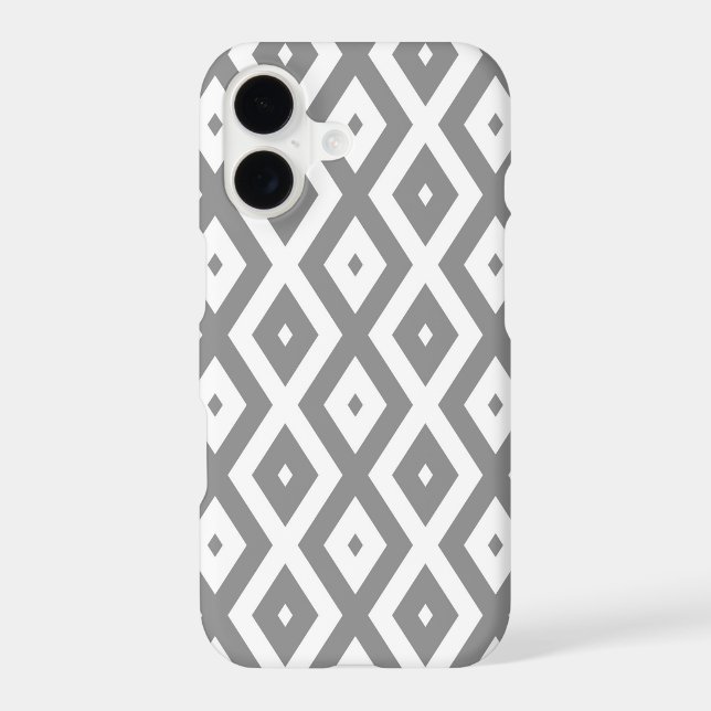 Grey and white diamond pattern (Back)