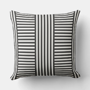 Grey and white Geometric Cushion