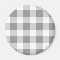 Grey And White Gingham Pattern