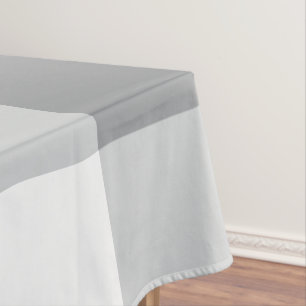 Grey And White Gingham Pattern Tablecloth