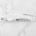 Grey and White Leaves Wine Opener