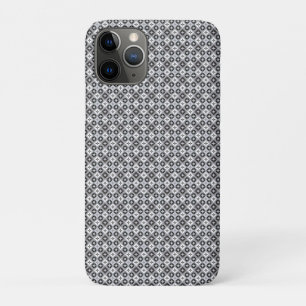Grey and White Pattern  iPhone 11 Pro Case