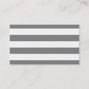 Grey and White Stripes Business Card