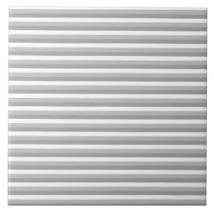 Grey and white stripes. Pattern. Ceramic Tile