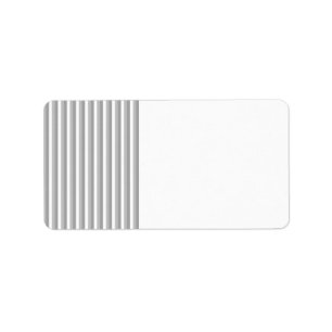 Grey and white stripes. Pattern. Label