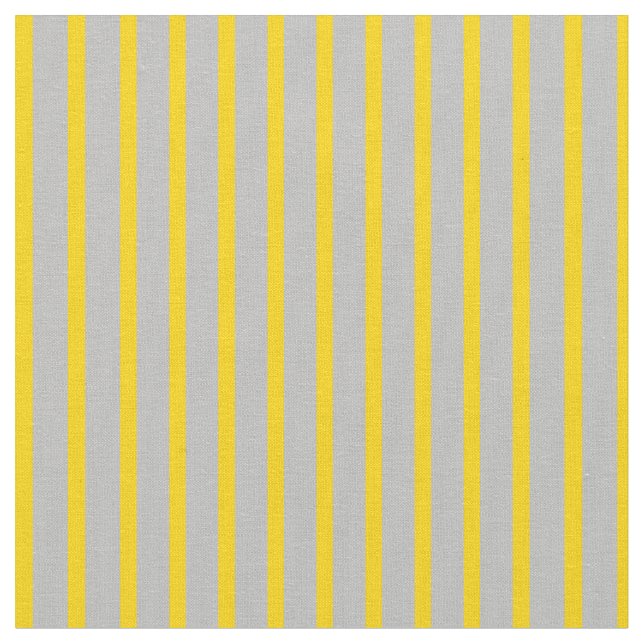 Grey and Yellow Coloured Lines Fabric (Close Up)