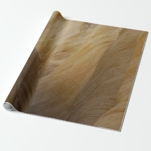 Grey and yellow stone wrapping paper