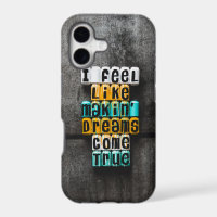 Grey and yellow text iphone cases