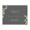 Grey and Yellow Wedding RSVP Cards