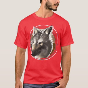 Grey Arctic Wolf girl T-Shirt