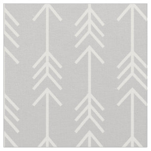 Grey Arrows Fabric