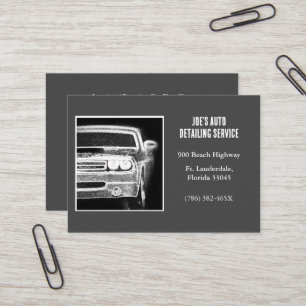 Grey Automotive 2013  American Muscle Car Business Card