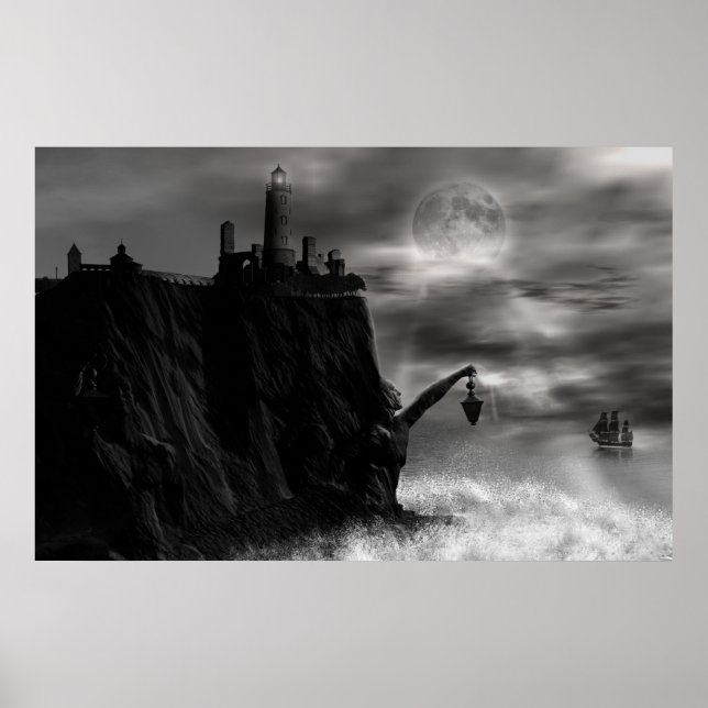 grey autumm poster (Front)