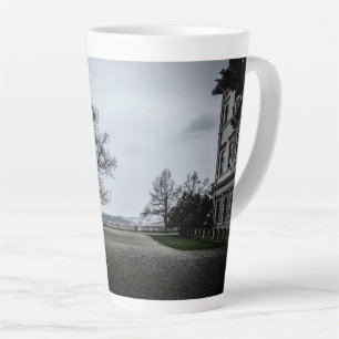 Grey autumn day in Prague Latte Mug