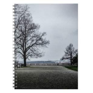 Grey autumn day in Prague Notebook