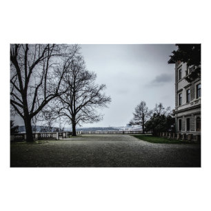 Grey autumn day in Prague Photo Print