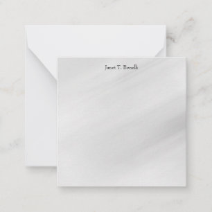 Grey Background Elegant Plain Simple Professional Card