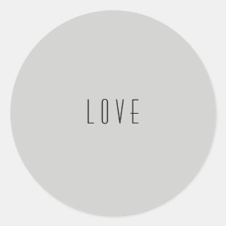 Grey Background Love Sticker