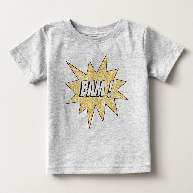 Grey BAM! Tee (Front)