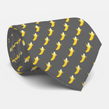 Grey Banana Tie