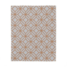 Grey Beige Square Retro Geometric Modern Pattern