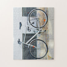 Grey Bicycle, Copenhagen, Denmark