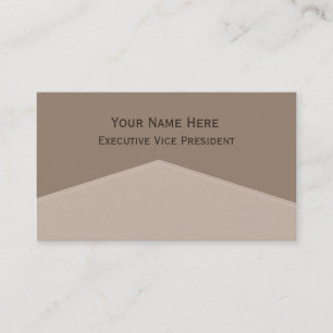 Grey Biege Centre Point Business Card