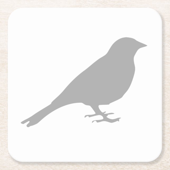 Grey Bird Coaster (Front)