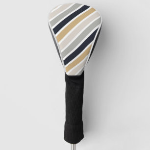 Grey, Black and Tan  Golf Head Cover