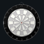 Grey Black And White Dartboard<br><div class="desc">Grey Black And White Dart Board</div>