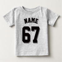 Grey & Black Baby | Sports Jersey